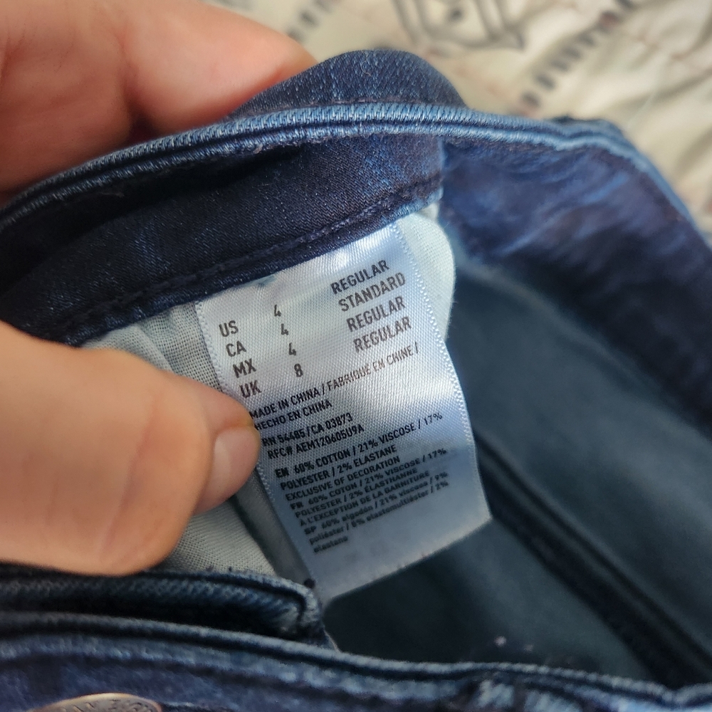 American Eagle Super Stretch Highest Rise Jeggings 4 - Picture 9 of 9